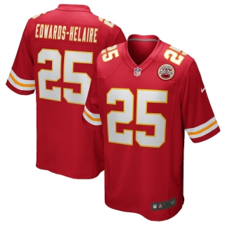 Men's Kansas City Chiefs Clyde Edwards-Helaire Nike Red 2020 NFL Draft First Round Pick Game Jersey