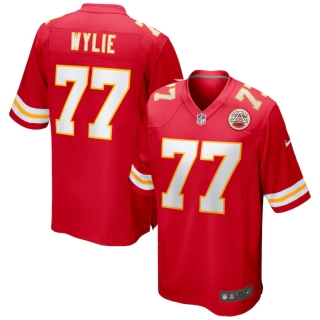 Men's Kansas City Chiefs Andrew Wylie Nike Red Game Jersey