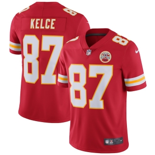 Men's Kansas City Chiefs Travis Kelce Nike Red Vapor Untouchable Limited Player Jersey