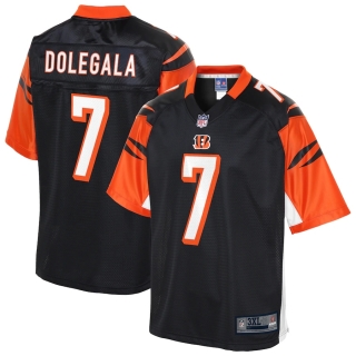 Men's Cincinnati Bengals Jake Dolegala NFL Pro Line Black Big & Tall Player Jersey