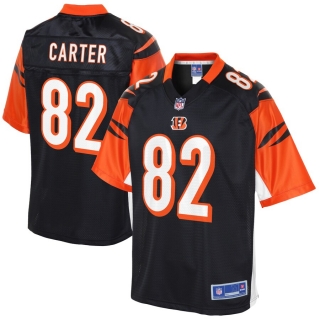 Men's Cincinnati Bengals Cethan Carter NFL Pro Line Black Big & Tall Player Jersey