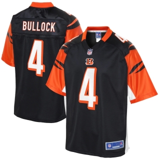 Men's Cincinnati Bengals Randy Bullock NFL Pro Line Black Big & Tall Player Jersey