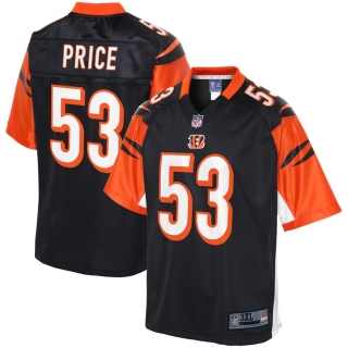 Men's Cincinnati Bengals Billy Price NFL Pro Line Black Big & Tall Player Jersey