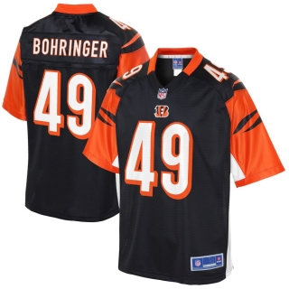 Men's Cincinnati Bengals Moritz Bohringer NFL Pro Line Black Big & Tall Player Jersey