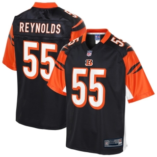 Men's Cincinnati Bengals LaRoy Reynolds NFL Pro Line Black Big & Tall Team Color Player Jersey