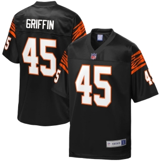 Men's Cincinnati Bengals Archie Griffin NFL Pro Line Black Replica Retired Player Jersey