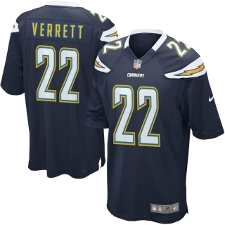 Mens Los Angeles Chargers Jason Verrett Nike Navy Blue Game Jersey