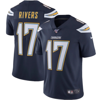 Men's Los Angeles Chargers Philip Rivers Nike Navy NFL 100 Vapor Limited Jersey