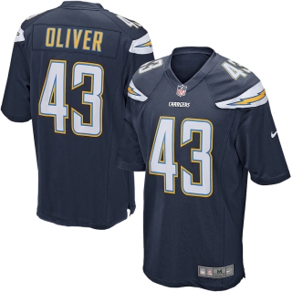 Mens Los Angeles Chargers Branden Oliver Nike Navy Blue Game Jersey