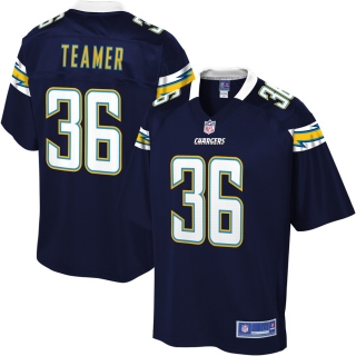 Men's Los Angeles Chargers Roderic Teamer NFL Pro Line Navy Team Player Jersey
