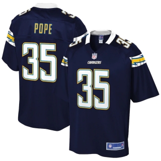 Men's Los Angeles Chargers Troymaine Pope NFL Pro Line Navy Team Player Jersey