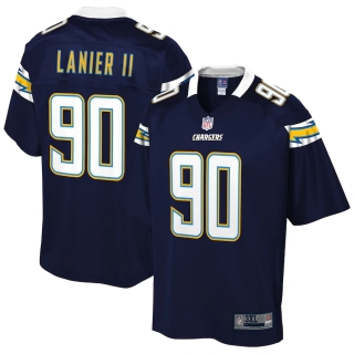 Men's Los Angeles Chargers Anthony Lanier II NFL Pro Line Navy Big & Tall Team Player Jersey