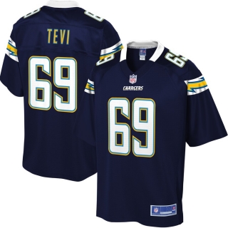 Men's Los Angeles Chargers Sam Tevi NFL Pro Line Navy Big & Tall Jersey
