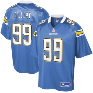 Jerry Tillery Los Angeles Chargers NFL Pro Line Game Jersey - Powder Blue