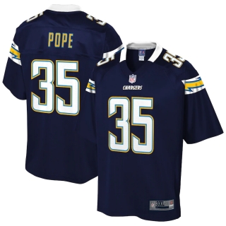 Men's Los Angeles Chargers Troymaine Pope NFL Pro Line Navy Big & Tall Team Player Jersey