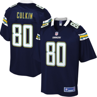 Men's Los Angeles Chargers Sean Culkin NFL Pro Line Navy Big & Tall Jersey