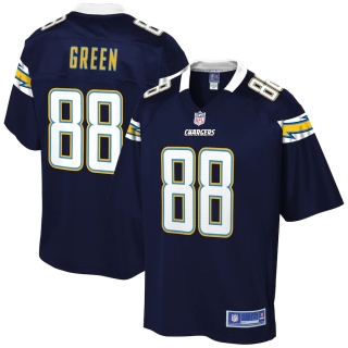 Men's Los Angeles Chargers Virgil Green NFL Pro Line Navy Player Jersey