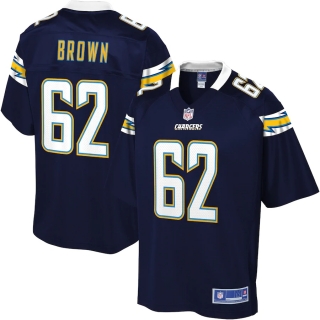 Men's Los Angeles Chargers Chris Brown NFL Pro Line Navy Team Player Jersey