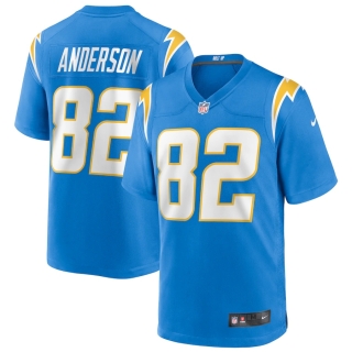 Men's Los Angeles Chargers Stephen Anderson Nike Powder Blue Game Player Jersey