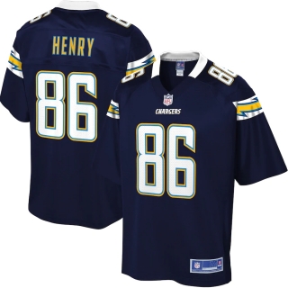 Men's Los Angeles Chargers Hunter Henry NFL Pro Line Navy Big & Tall Jersey