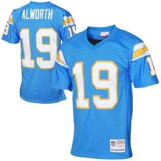 Men's San Diego Chargers Lance Alworth Mitchell & Ness Powder Blue Retired Player Vintage Legacy Replica Jersey