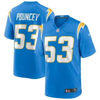 Men's Los Angeles Chargers Mike Pouncey Nike Powder Blue Game Jersey
