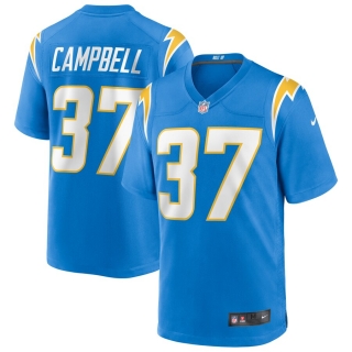 Men's Los Angeles Chargers Tevaughn Campbell Nike Powder Blue Game Jersey