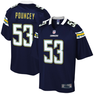 Men's Los Angeles Chargers Mike Pouncey NFL Pro Line Navy Big & Tall Player Jersey