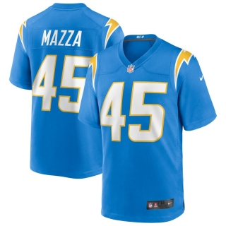 Men's Los Angeles Chargers Cole Mazza Nike Powder Blue Game Jersey