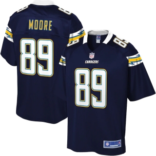 Men's Los Angeles Chargers Jason Moore NFL Pro Line Navy Team Player Jersey