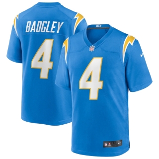 Men's Los Angeles Michael Badgley Chargers Nike Powder Blue Game Jersey
