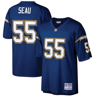 Men's San Diego Chargers Junior Seau Mitchell & Ness Navy Retired Player Legacy Replica Jersey