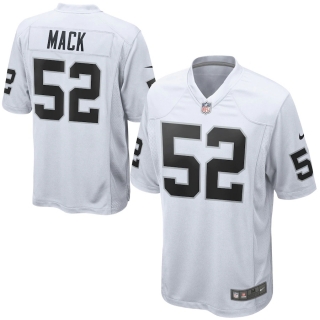 Mens Las Vegas Raiders Khalil Mack Nike White Game Jersey
