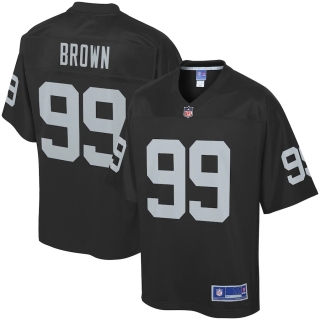 Men's Las Vegas Raiders Fadol Brown NFL Pro Line Black Player Jersey