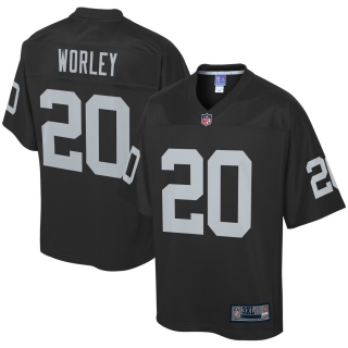 Men's Las Vegas Raiders Daryl Worley NFL Pro Line Black Big & Tall Player Jersey