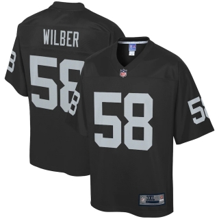 Men's Las Vegas Raiders Kyle Wilber NFL Pro Line Black Big & Tall Player Jersey