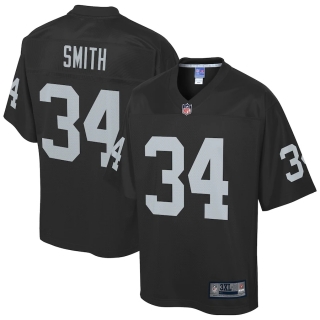 Men's Las Vegas Raiders Rod Smith NFL Pro Line Black Big & Tall Player Jersey