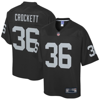 Men's Las Vegas Raiders Damarea Crockett NFL Pro Line Black Big & Tall Player Jersey