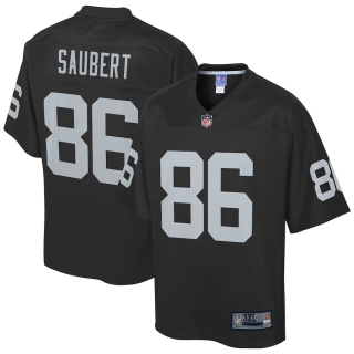 Men's Las Vegas Raiders Eric Saubert NFL Pro Line Black Big & Tall Player Jersey