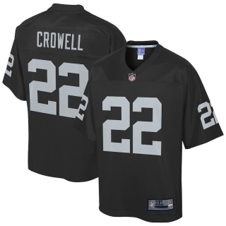 Men's Las Vegas Raiders Isaiah Crowell NFL Pro Line Black Big & Tall Player Jersey