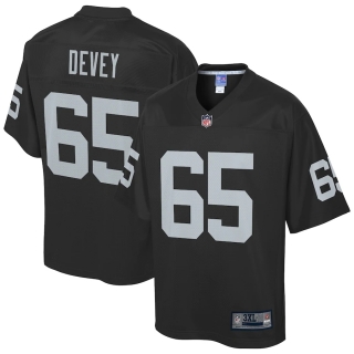 Men's Las Vegas Raiders Jordan Devey NFL Pro Line Black Big & Tall Player Jersey
