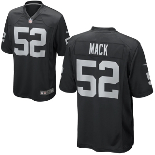 Mens Las Vegas Raiders Khalil Mack Nike Black Game Jersey