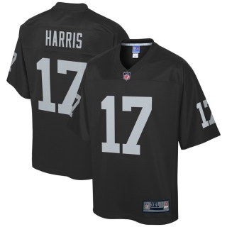 Men's Las Vegas Raiders Dwayne Harris NFL Pro Line Black Big & Tall Player Jersey