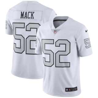 Men's Las Vegas Raiders Khalil Mack Nike White Vapor Untouchable Color Rush Limited Player Jersey
