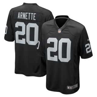 Men's Las Vegas Raiders Damon Arnette Nike Black 2020 NFL Draft First Round Pick Game Jersey