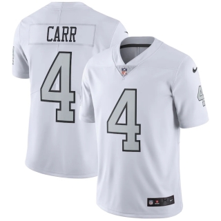 Men's Las Vegas Raiders Derek Carr Nike White Vapor Untouchable Color Rush Limited Player Jersey
