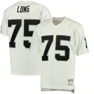 Men's Las Vegas Raiders Howie Long Mitchell & Ness White Retired Player Legacy Replica Jersey