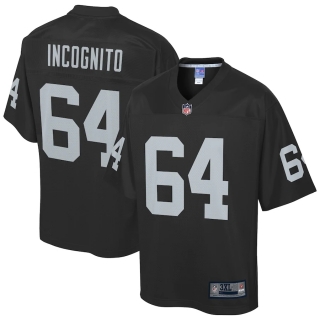 Men's Las Vegas Raiders Richie Incognito NFL Pro Line Black Big & Tall Team Player Jersey