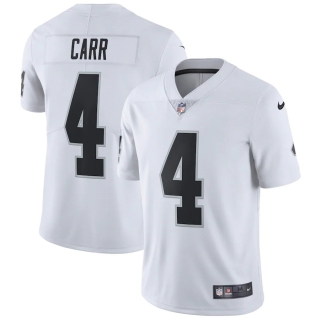 Men's Las Vegas Raiders Derek Carr Nike White Vapor Untouchable Limited Player Jersey