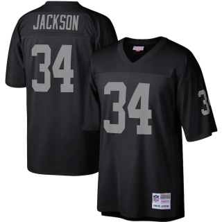 Men's Las Vegas Raiders Bo Jackson Mitchell & Ness Black Legacy Replica Jersey